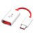 JGD PRODUCTS USB 3.0 to Type-C OTG Cable Male-Female Adapter Compatible with All C Type Supported Mobile Smartphone and Other Devices (White & Red) – Offer World