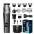 AGARO Royal Multi Grooming Kit For Men, 9in1, Shave| Trim | Style, Face Head Body Trimmer, Self Sharpening Stainless Steel Blade, 5 Combs, Metal Body, Type C Fast Charging, 120 Min Usage, IPX7, Silver – Offer World