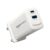 Amazon Basics 30W Dual Port GaN Charger | PD3.0 and QC3.0 PPS Fast Charging Compact Adapter with Foldable Plug (US/in Pins) |Without Cable (White) – Offer World