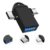 LIRAMARK 2 in1 OTG Adapter, USB 3.0 Female to Micro-USB Male and Type-C Male Connector Aluminium High Speed Data OTG for All Type-C Smartphone & All Android Mobiles (Black) – Offer World