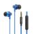 pTron Pride Lite in-Ear Wired Earphones with in-line Mic, 10mm Dynamic Driver, Immersive Sound, Metal Buds, Compatible with 3.5mm Aux Port & 1.2m Tangle-Free Cable (Blue) – Offer World