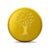 Kundan 22k (916) 4 gm Kalpataru Tree Yellow Gold Coin – Offer World