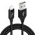 Wayona Nylon Braided 3A Lightning to USB A Syncing and Fast Charging Data Cable for iPhone, Ipad (3 FT Pack of 1, Black) – Offer World