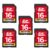 Gigastone 16GB SD Card 5 Pack, UHS-I U1 Class 10 SDHC Memory Card High-Speed Full HD Video Canon Nikon Sony Pentax Kodak Olympus Panasonic Digital Camera – Offer World