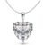 HighSpark 925 Silver Solitaire Heart Pendant with Chain For Women | 92.5 Sterling Silver & Diamond like Brilliance Sparkling Zirconia for that Stunning Shine | Lovely Gift – Offer World