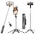 Kratos K4 Selfie Stick with Tripod Stand, Extendable 102 Cms Long Selfie Stick for iPhone, 360° Rotation, 3 in 1 Selfie Stick for Vlogging & Travel, Designed for iPhone, Samsung, and All Smartphones – Offer World