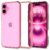 Spigen Ultra Hybrid Back Cover Case Compatible with iPhone 16 (TPU + Poly Carbonate | Rose Crystal) – Offer World