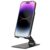 Ambrane Metallic Mobile Holder for All Smartphones, Tabs, Kindle, iPad Mobile Holding Tabletop Stand, 180 Perfect View, Height Adjustment, Foldable Design (Twistand Pro, Black) – Offer World