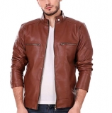 Leather Retail Men Leather Jacket – Brown
