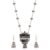 Shining Diva Fashion Latest Stylish Traditional Oxidised Silver Necklace Jewellery Set for Women (13118s) – Offer World