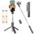 Selfie Stick Tripod with Fill Light, Extendable Selfie Stick & Flexible Phone Tripod Stand with Wireless Remote, Compatible with iPhone/Samsung, etc. – Offer World