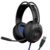 EvoFox Aurora USB Gaming Wired Over Ear Headphones with 7.1 Dynamic Surround Sound | Adjustable Boom Mic | RGB Backlight | Protein Leather Ear Cushion | in-Line Controls | Braided Cable (Black) – Offer World