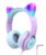 iClever Kids Headphones for Girls Gift Over Ear Headphones, Wired Cat Ear Led Light Up Children Headphones, 85dB Volume Limited Foldable Earphones for Kids School, Travel, Music – Offer World