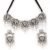 Shining Diva Fashion Latest Stylish Traditional Oxidised Silver Necklace Jewellery Set for Women (13126s) – Offer World