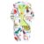 Hopscotch Boys Cotton All-Over Print T-Shirt with Jacket and Pants Set in Green Color – Offer World