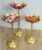 Luxurious Urban Set of 3 Urli Bowl tealight Holder Stand Diwali Home puja Decor Traditional Indian Brass Decorative Bowl for Home | Ideal for Floating Flowers (Taj Stand Set), (Gold-3) – Offer World