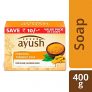 Lever Ayush Purifying Turmeric Soap 100 gm (Pack of 4)