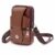 ZIBUYU® Leather Mobile Pouch for Men Magnetic Cover Belt Clip Compatible Mobile Bag for Men Case Mini Crossbody Men Waist Pouch for Mobile Phone Sling Belt Bag Mobile Holster for Men – Brown – Offer World