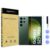 Amazon Basics HD UV Tempered Glass Screen Protector for Samsung Galaxy S23 Ultra 5G (6.8 inches) | Full Adhesive | Curved Edge to Edge Full Screen Coverage | Easy Installation Kit – Offer World