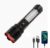 Sprysh Telescopic Zoom Most High Power 1500 Lumens LED Flashlight, Power Bank USB Rechargeable Flashlight 500M Long Distance Lamping Torch with COB Lamp – Offer World