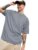 CHKOKKO Oversized Solid Round Neck Tshirts for Men – Offer World