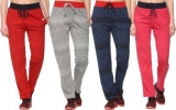 Track Pant For Girls  (Multicolor, Pack of 4)