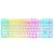 Ant Esports MK700 V2 Membrane TKL Wired Gaming Keyboard, 87 UV Coated Mechanical feel Keys Cool RGB Backlight Waterproof Keyboard for PC Laptop Mobile Tablets Gaming, Design and Work Mercury White – Offer World