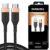 Duracell Type-C To Micro Cable, 2A Braided Sync & Quick Charging Cable, 3.9 Feet (1.2M) braided Sync & Charge Cable, Supports QC 2.0/3.0 Charging, Rapid data transmission, Series 1, Black – Offer World