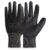 Karam HS22 Safety Gloves for Mechanical Hazards | Safety Work Gloves with Black Liner with Black PU Coating | Multipurpose Use | Cut Resistant | Abrasion, Tear & Puncture Resistant | Size-L – Offer World