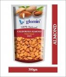Glomin California Almond Raw 500 G 1Pc