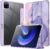 Robustrion Cover for Xiaomi Mi Pad 6 Cover Case 11 inch Hybrid Flip Stand Cover Case with Pen/Pencil Holder for Xiaomi Mi Pad 6 11 inch [Auto Sleep Wake Support] – Marble Lilac – Offer World