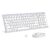 iClever Wireless Keyboard & Mouse Combo GK03-2.4G Portable Wireless Keyboard Mouse with Rechargeable Battery, Ergonomic Design, Full Size, Slim & Thin, Stable Connection, Adjustable DPI, Silver/White – Offer World