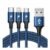 VAR-NI 3 in 1 Multi Charging Cable with USB to Micro USB/Type C/Lightning Pin, Compatible with Oppo, Vivo, Xiaomi, Samsung, iPhone, iPad Pro, Many other Smartphones and Devices. – Offer World