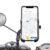 AUTOGUYS B29 Mobile Holder for Bikes or Bike Mobile Holder for Maps and GPS Navigation, one Click Locking, Firm Gripping, Anti Shake and Stable Cradle Clamp 360° Rotation Phone Mount (Random Color) – Offer World