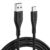 boAt Type C A325/A320 Tangle-free, Sturdy Type C Cable with 3A Rapid Charging & 480 Mbps Data Transmission Speed, Compatible with Smartphones & Tablets(Black) – Offer World