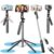 Kratos K5 Selfie Stick with Balance Handle & Recharable BT Remote, Stable 4 Leg Design, Selfie Stick with Tripod Stand for 360° Panoramic Shoot, 62″ Long, Made for Phones, Ring Light, Gopro, Camera – Offer World