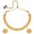 I Jewels 18K Gold Plated Traditional Stylish Golden Necklace with Earrings for Women & Girls (MC098FL) – Offer World