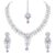 Atasi International Diamond Necklace Jewellery Set for Women with Earrings and Maang Tikka for Wedding, Party, Engagements & Festivals – Offer World