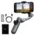 IZI GO-X Smartphone Handheld Gimbal Stabilizer, 3-Axis, OLED Display, LED Fill Light, Wireless Charge Pad, Android, iPhone, Live Video, Instagram, YouTube, Shot Guide, Smart AI Track, Portable Gimbal. – Offer World