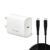 URBN 20W Type C Pd Charger with Type C to C Cable-50% Charge in 30 Mins|Ultra Compact Wall Adapter|Fast Charging for iPhone, Ipads, Airpods, Android Phones|Bis Certified|Made in India, White – Offer World