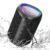 pTron Fusion Mount V2 Mini Bluetooth Speaker, 12W HD Sound, Beat Synced RGB Lights, 10Hrs Playtime, Multi-Playback Modes-BT5.1/TF Card/Aux-in, IPX4 Water Resistant Speaker & Type-C Charging (Black) – Offer World