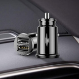 Baseus Mini USB Car Charger For Mobile Phone Tablet GPS 3.1A Fast Charger Car-Charger Dual USB Car Phone Charger Adapter in Car