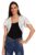 ESPRESSO Women Cotton/Nylon Blended Graphical Lace Cover Up Shrug Cardigan – Offer World