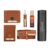 The Wallet Store Personalized Ultimate Travel Essentials Gift Set for Him (Tan) – Offer World