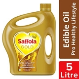 Saffola Gold, Pro Healthy Lifestyle Edible Oil Jar 5 L