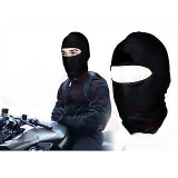 Stretchable Balaclava Face Mask for Bike Riding Comfort – Black Colour