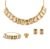 Handicraft Kottage Stone Choker Necklace With 1 Bracelet, 1 Ring and 2 Earring Imitation Jewellery Set for Women & Girls for Every Occasion – Offer World