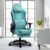 Dr luxur Weavemonster Ergonomic Gaming Chair for Office Work at Home with Breathable Honeycombed Fabric, Magnetic Neck & Lumbar Pillow, Footrest, 4-D Armrest with 180 Degree Recline (Teal) – Offer World