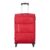 VIP Widget Durable Polyester Soft Sided Check-in Luggage 4 Spinner Suitcase Wheels with Quick Access Front Pockets (Medium, 69Cm, Red) – Offer World