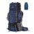 TRAWOC PEAKPRO 75 Liter Travel Backpack for Hiking Trekking Bag Camping Rucksack with Laptop Compartment/Rain Cover/Shoe Compartment BHK002, 3 Year Warranty, Blue – Offer World